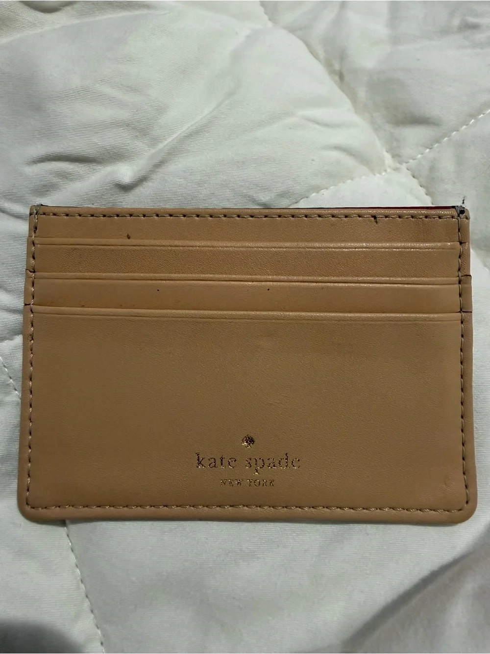 kate spade Black Leather Card wallet